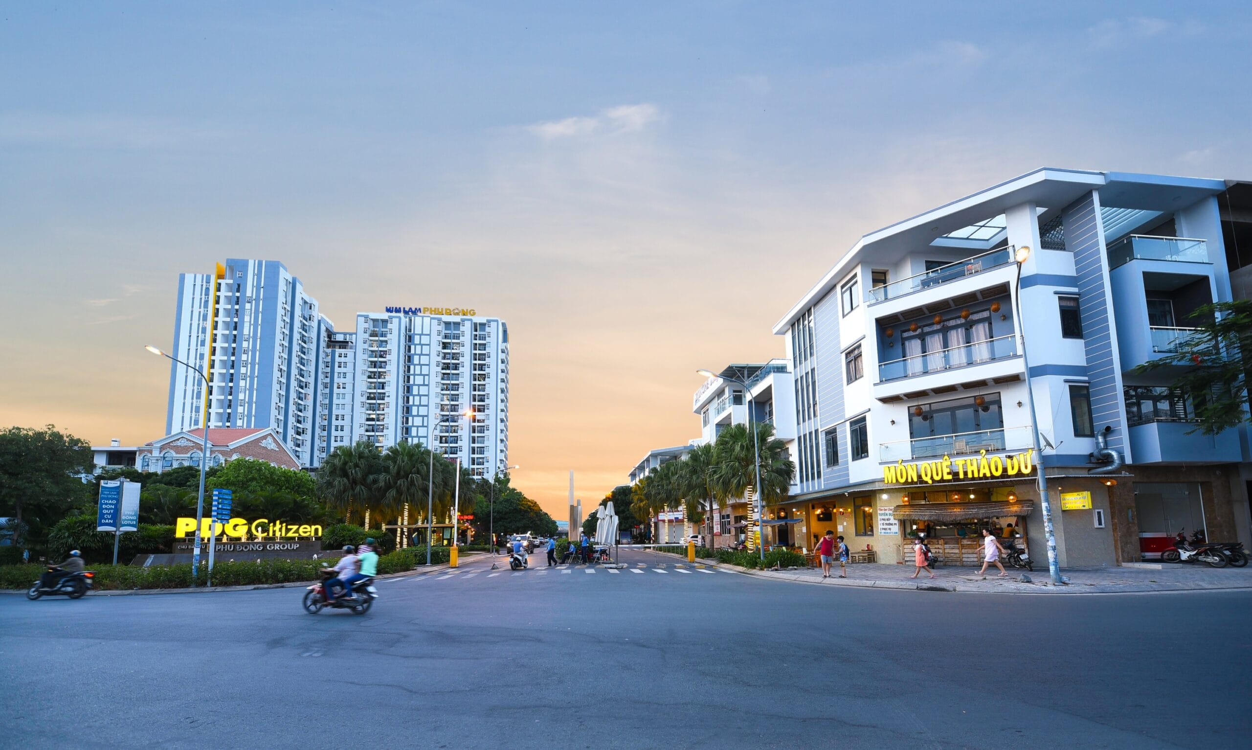 Tổng quan dự án Him Lam Phú Đông với các dãy nhà phố Tổng quan dự án Him Lam Phú Đông với các dãy nhà phố