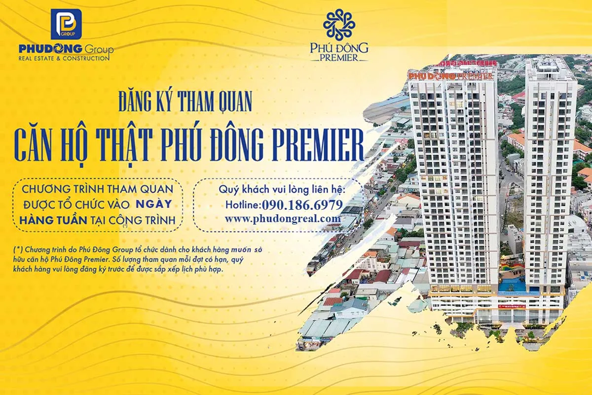 Đăng ký tham quan căn hộ phú đông premier thực tế