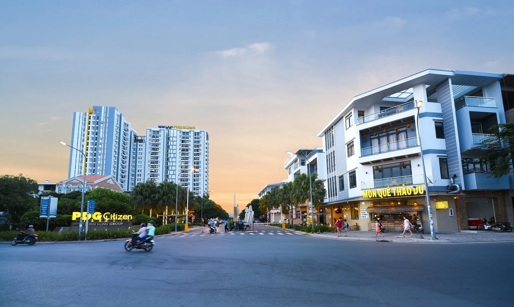Hình ảnh thực tế nhà phố Him Lam Phú Đông đã bàn giao
