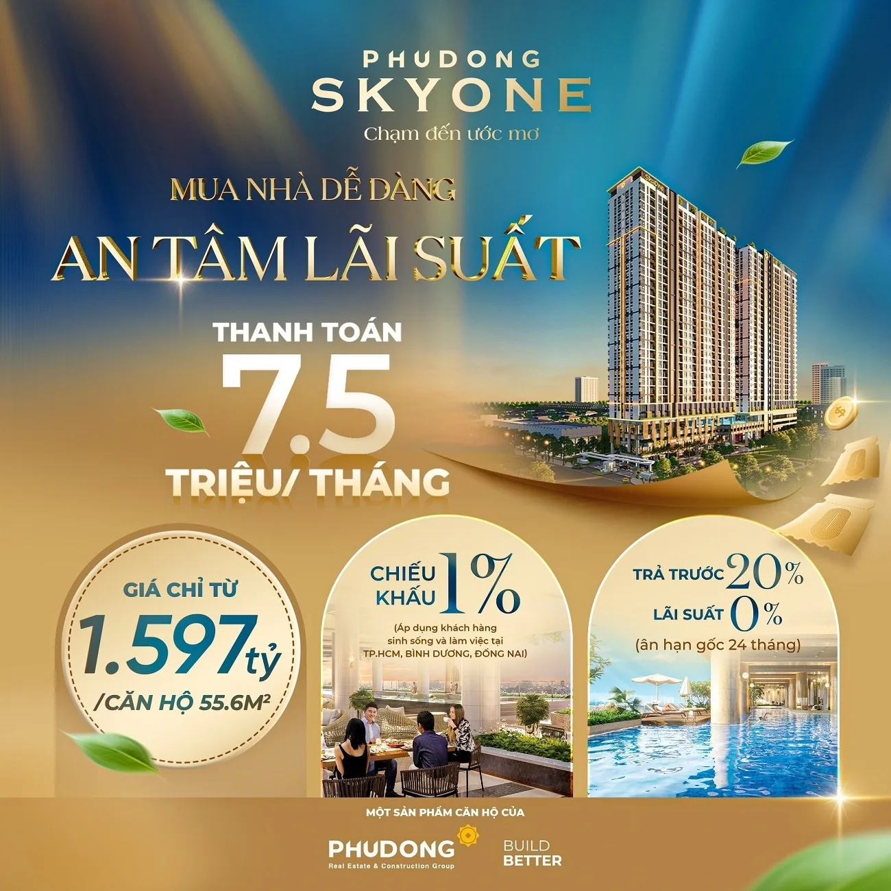 Thông điệp ý nghĩa của dự án chung cư Phú Đông Sky One