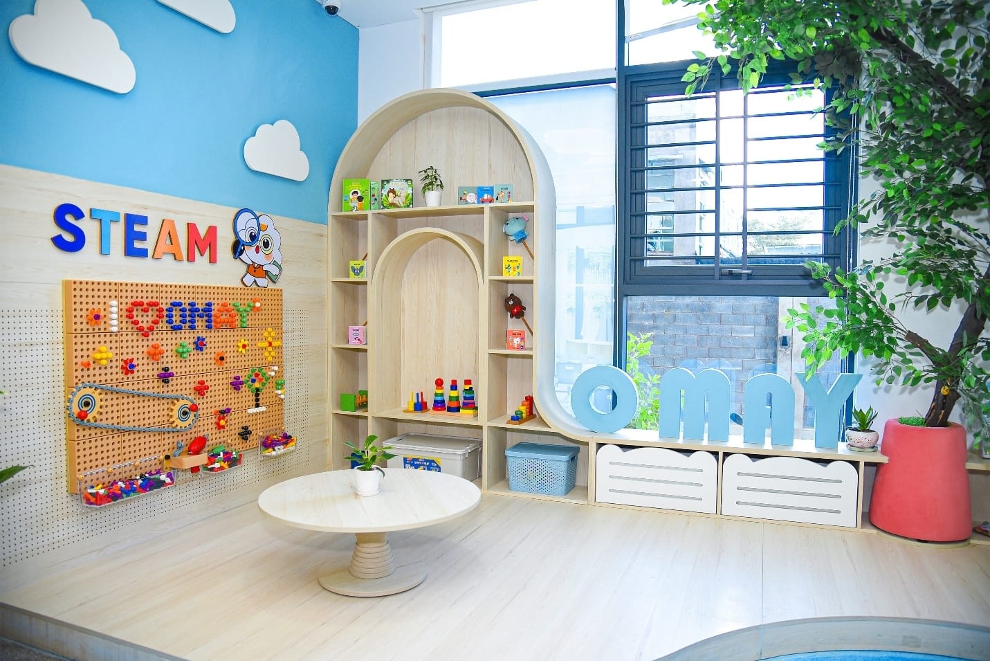 Phu Dong Sky Garden Co So Chua 2 Trường mầm non Ô Mây ngay tại tầng trệt Phú Đông Sky Garden